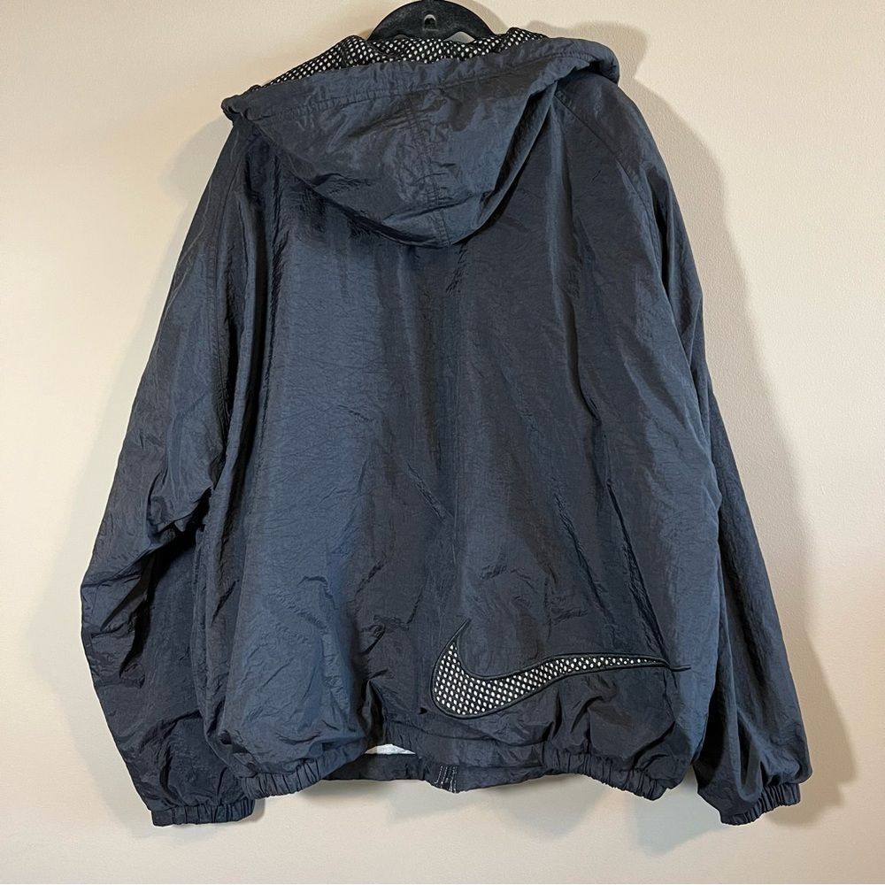 Nike Y2K Black Zip Up Jacket XL - Picture 11 of 15